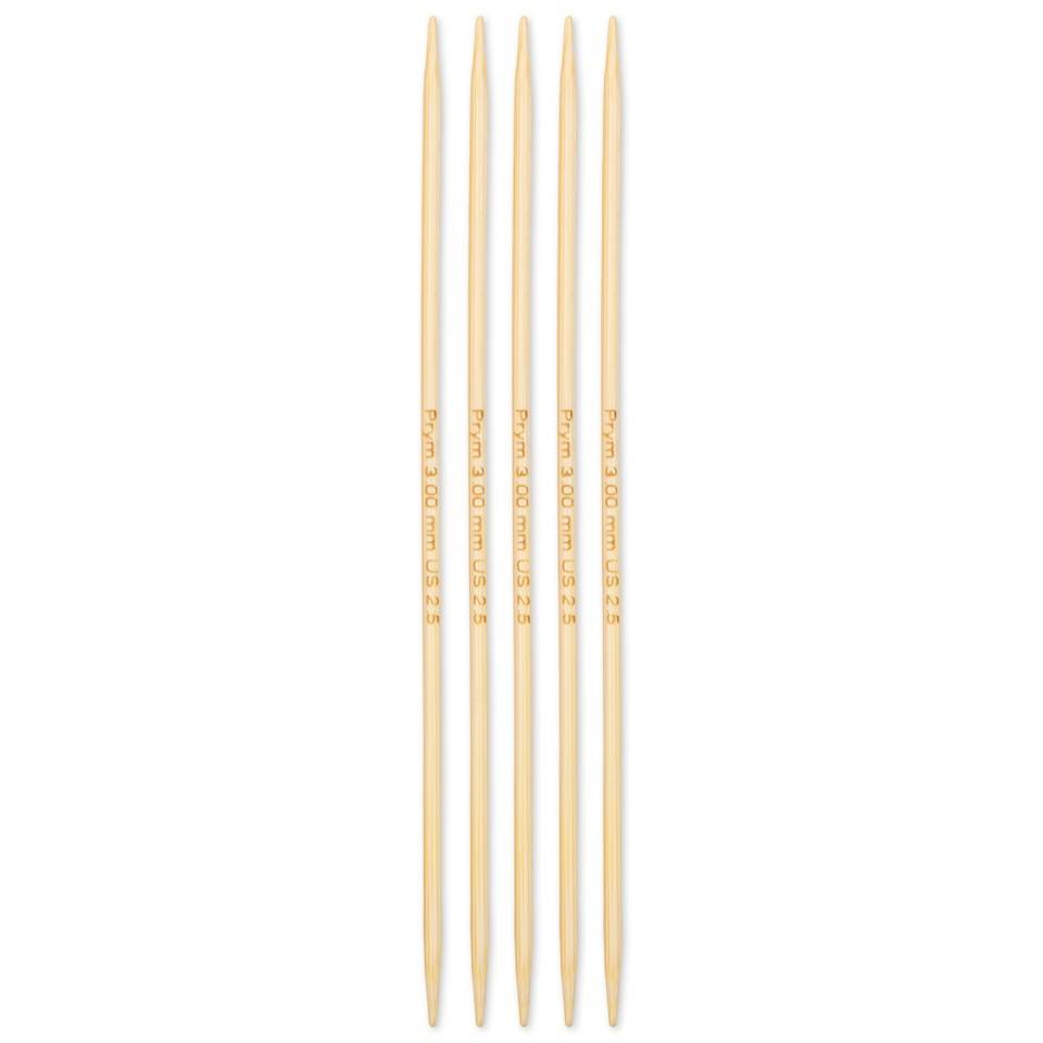 Nadelspiel Bambus von Prym 1530 15 cm 2,50 mm