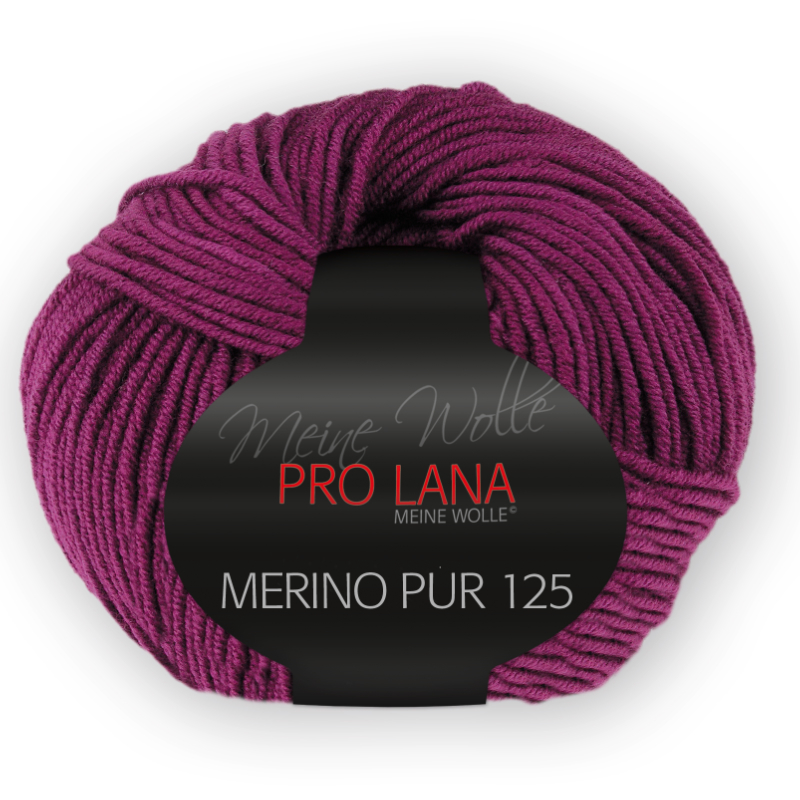 Merino Pur 125 von Pro Lana 0048 - beere