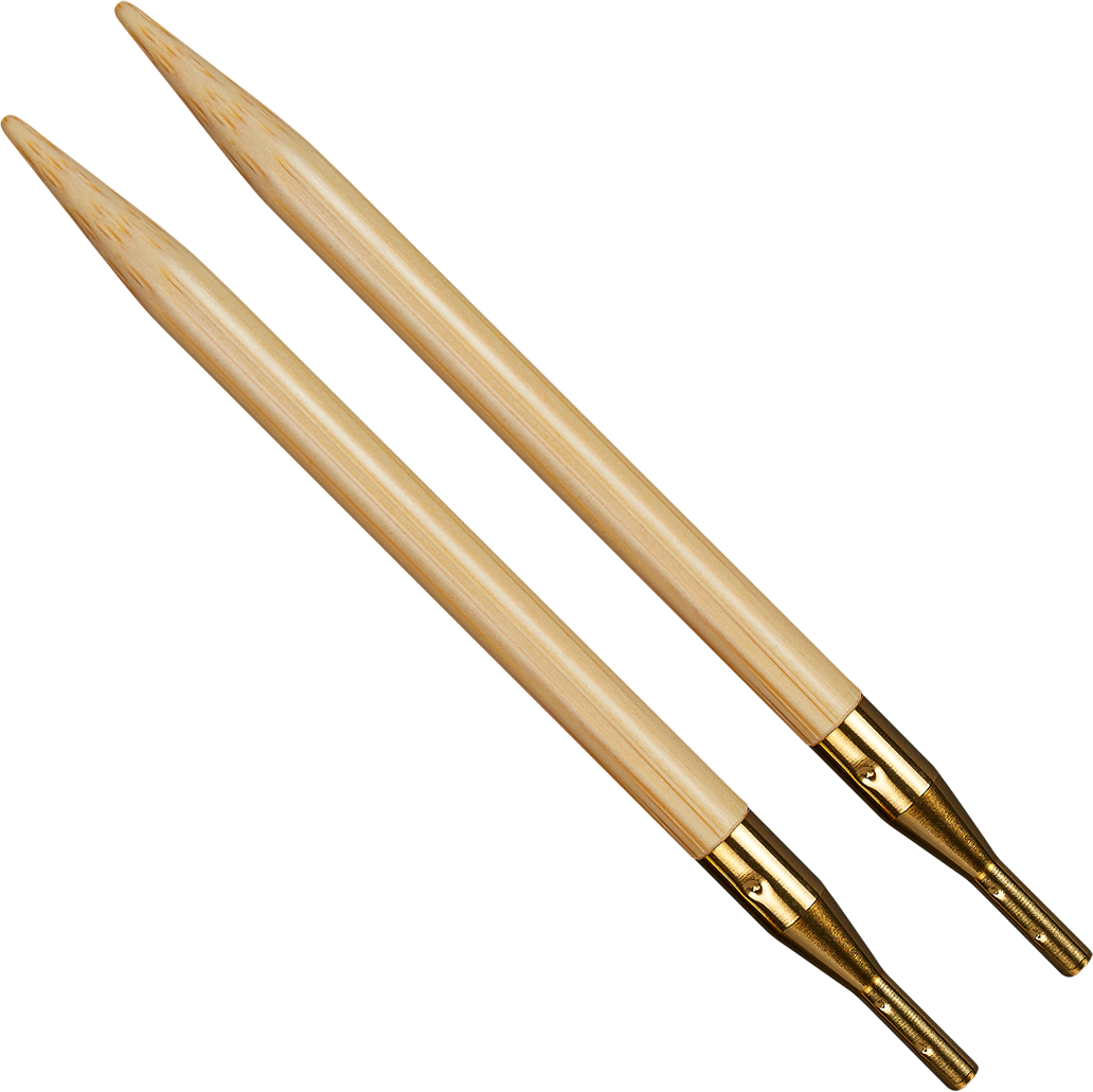Nadelspitzen Bamboo 125 mm addiClickvon addi 5,00 mm