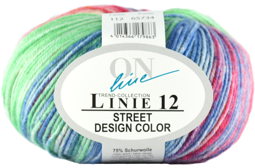 Street Design-Color Linie 12 von ONline 0112 - regenbogen