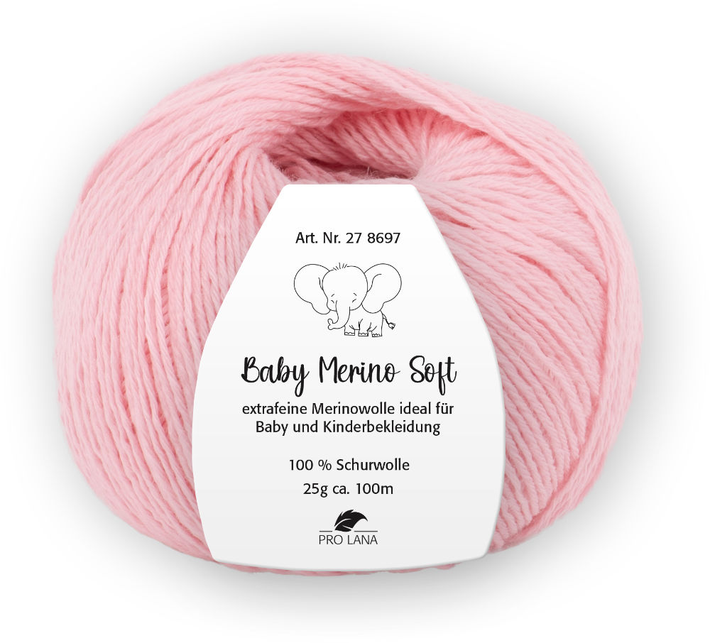Baby Merino soft von Pro Lana 0033 - rosa
