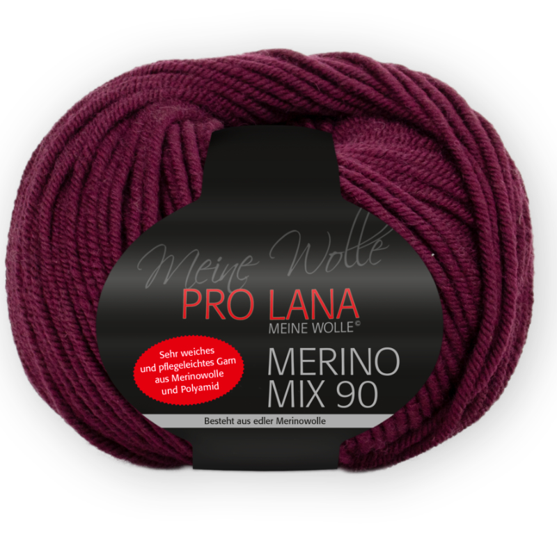 Merino Mix 90 von Pro Lana 0039 - bordeaux