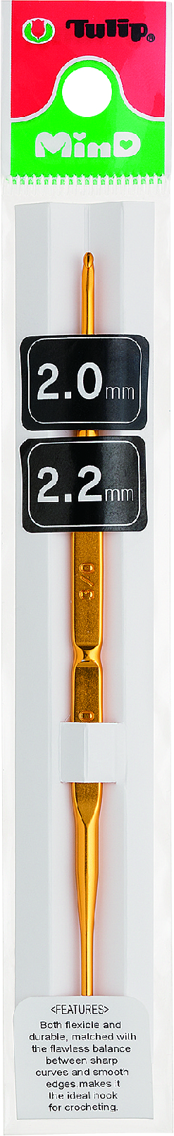 Doppelkopf Häkelnadel MinD von Tulip 4,50 - 5,50 mm