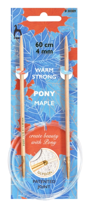 Rundstricknadel Maple von pony 80 cm 6,00 mm