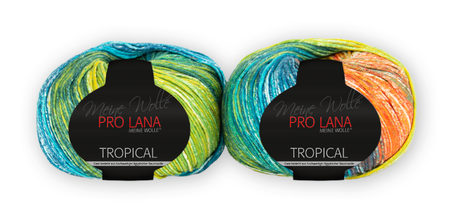Tropical Color von Pro Lana 0084 - kiwi orange (passend zu UNI 0074)