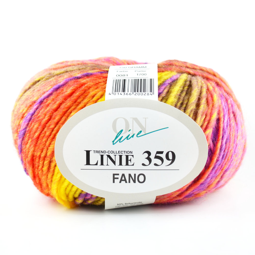 Fano Linie 359 von ONline 0116 - orange color